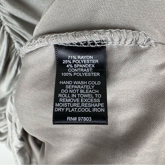 NWT Willie Smith Short Sleeve Slouchy Detailed Shirt - Picture 4 of 4